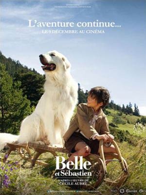 affiche du film Belle et Sébastien, l'Aventure continue ...