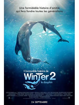 affiche du film L'Incroyable Histoire de Winter le dauphin 2 (Dolphin Tale 2)