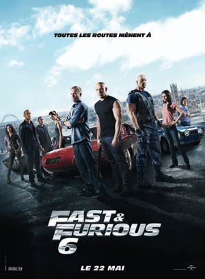 affiche du film Fast & Furious 6